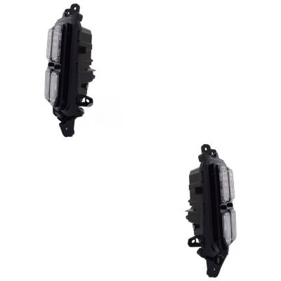 Rareelectrical - New Pair Of Turn Signal Light Assembly Compatible With Mitsubishi Rvr Outlander Sport S Sport - Image 4