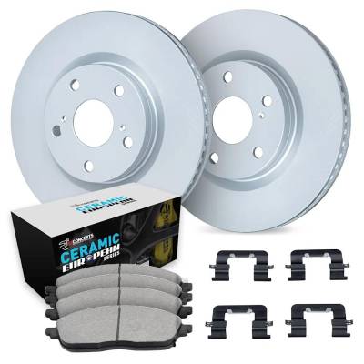 Rareelectrical - New Carbon Brake Disc And Pad Kit Compatible With Mercedes Benz C300 4Matic 4 Cyl 2.0L C400 4Matic 6 - Image 3