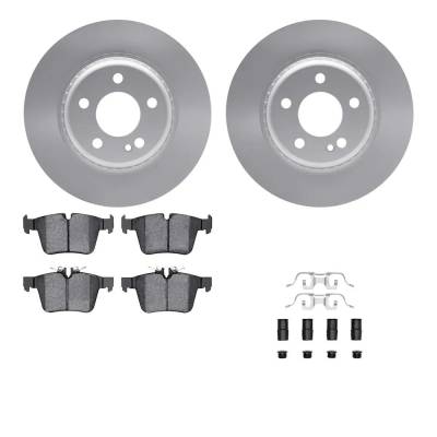 Rareelectrical - New Carbon Brake Disc And Pad Kit Compatible With Mercedes Benz C350e Base 4 Cyl 2.0L C400 4Matic 6 - Image 2