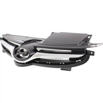 Rareelectrical - New Black Grille Assembly Compatible With Hyundai Elantra Se 4 Cyl 1.8L Elantra Sport 4 Cyl 2.0L - Image 2