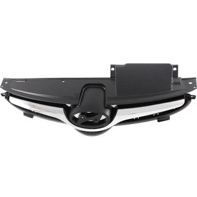 Rareelectrical - New Black Grille Assembly Compatible With Hyundai Elantra Limited 4 Cyl 2.0L Elantra Gls 4 Cyl 1.8L - Image 4