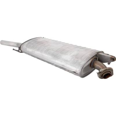 Rareelectrical - New Stainless Steel Muffler Compatible With Toyota Rav4 Base 4 Cyl 2.4L Rav4 Base 4 Cyl 2.5L Rav4 - Image 3