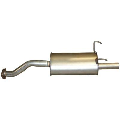 New Oval Muffler Compatible With Acura Honda Rsx Type-S 4 Cyl 2.0L Civic Sir 4 Cyl 2.0L Rsx Base 4