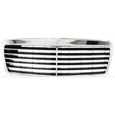 New Grille Assembly Compatible With Mercedes Benz E420 Base 8 Cyl 4.2L E320 4Matic 6 Cyl 3.2L E55