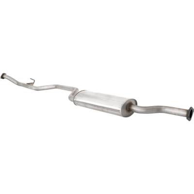 Rareelectrical - New Aluminized Muffler Compatible With Nissan Murano Se 6 Cyl 3.5L Murano S 6 Cyl 3.5L Murano Sl 6 - Image 3
