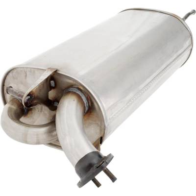 Rareelectrical - New Stainless Steel Muffler Compatible With Toyota Camry Le 4 Cyl 2.4L Camry Se 4 Cyl 2.4L Camry Xle - Image 2