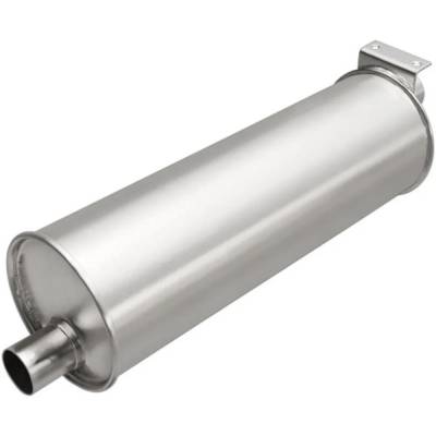 New Round Muffler Compatible With Toyota Pickup Dlx 4 Cyl 2.4L Pickup Sr5 4 Cyl 2.2L Pickup Base 4