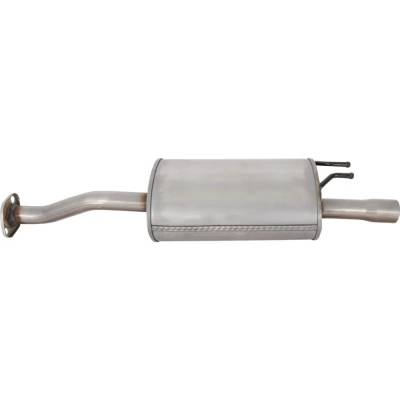 Rareelectrical - New Stainless Steel Muffler Compatible With Honda Civic Dx 4 Cyl 1.8L Civic Gx 4 Cyl 1.8L Civic Lx 4 - Image 2