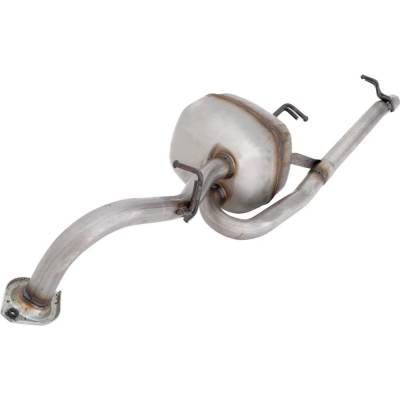 Rareelectrical - New Stainless Steel Muffler Compatible With Toyota Prius Base 4 Cyl 1.5L Prius Touring 4 Cyl 1.5L - Image 2