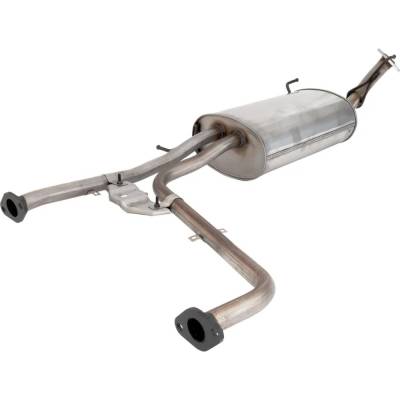 Rareelectrical - New Aluminized Muffler Compatible With Infiniti Nissan Pathfinder Xe 6 Cyl 3.5L Qx4 Base 6 Cyl 3.5L - Image 2