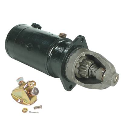 New Starter And Solenoid Kit Compatible With International Farmall Ihc C-60 1109613 1109603 1922609