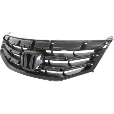 Rareelectrical - New Textured Black Grille Assembly Compatible With Honda Accord Ex-L 6 Cyl 3.5L Accord Ex 4 Cyl 2.4L - Image 2