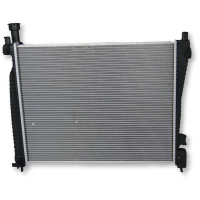 Rareelectrical - New Aluminum Core Radiator Compatible With Dodge Jeep Grand Cherokee Laredo E 6 Cyl 3.6L Durango - Image 2