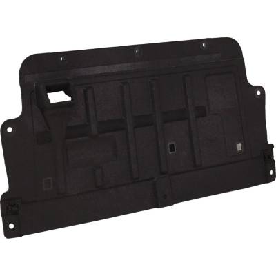 Rareelectrical - New Front Engine Splash Shield Compatible With Ford Lincoln Explorer Xlt 4 Cyl 2.3L Aviator Black - Image 2