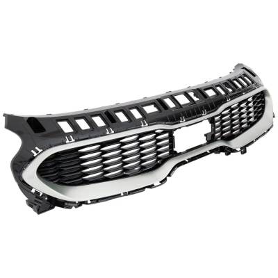 Rareelectrical - New Chrome Grille Assembly Compatible With Kia Stinger Premium 4 Cyl 2.0L Stinger Base 4 Cyl 2.0L - Image 3