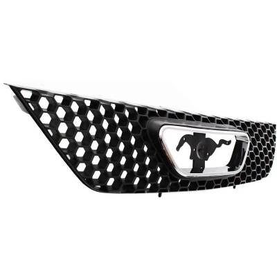 Rareelectrical - New Textured Black Grille Assembly Compatible With Ford Mustang Gt 8 Cyl 4.6L Mustang Svt Cobra 8 - Image 3