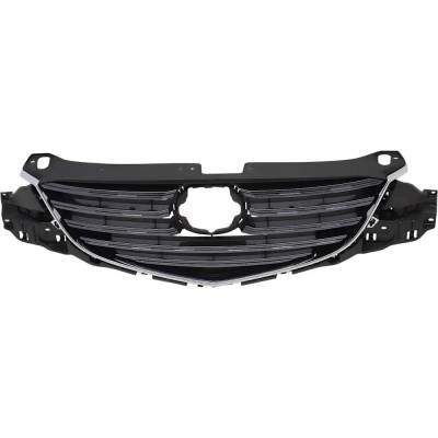 Rareelectrical - New Chrome Shell Grille Assembly Compatible With Mazda Cx-5 Gs 4 Cyl 2.5L Cx-5 Gx 4 Cyl 2.0L Cx-5 - Image 4