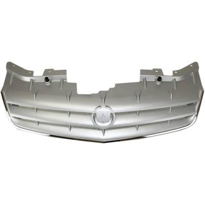 Rareelectrical - New Painted Gray Grille Assembly Compatible With Cadillac Sts Base 6 Cyl 3.6L Sts Base 8 Cyl 4.6L - Image 4