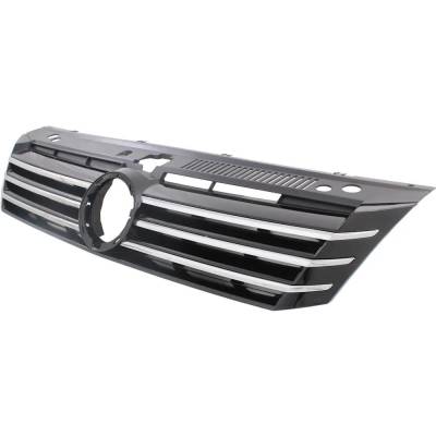 Rareelectrical - New Painted Black Grille Assembly Compatible With Volkswagen Passat Sport 4 Cyl 1.8L Passat Limited - Image 2