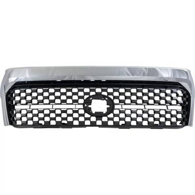 Rareelectrical - New Grille Assembly Compatible With Toyota Tundra Sr 8 Cyl 4.6L Tundra Base 8 Cyl 5.7L Tundra Trd - Image 2