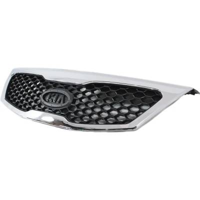 Rareelectrical - New Chrome Shell Grille Assembly Compatible With Kia Sorento Ex 6 Cyl 3.5L Sorento Lx 4 Cyl 2.4L - Image 2