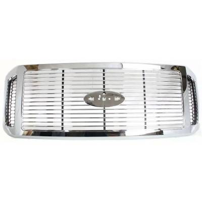 New Grille Assembly Compatible With Ford F-250 Super Duty Harley-Davidson Edition 8 Cyl 6.0L F-250