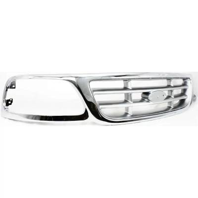 Rareelectrical - New Grille Assembly Compatible With Ford F-250 Xl 8 Cyl 4.6L F-150 Lariat 8 Cyl 4.6L F-150 Lightning - Image 3