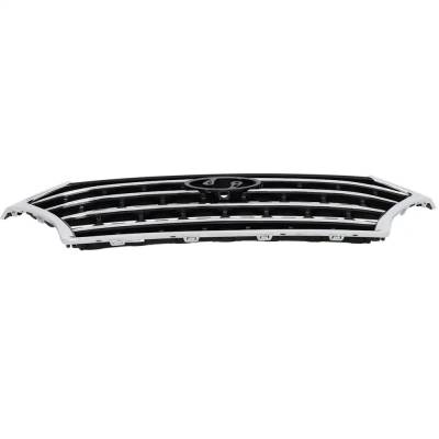 Rareelectrical - New Painted Black Grille Assembly Compatible With Hyundai Tucson Luxury 4 Cyl 2.4L Tucson Urban - Image 6