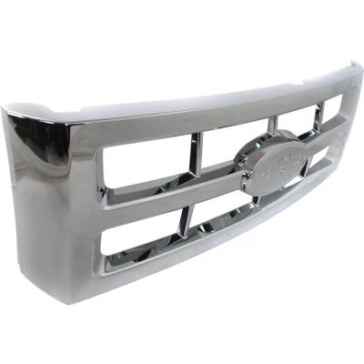 Rareelectrical - New Chrome Grille Assembly Compatible With Ford Escape Xlt 4 Cyl 2.5L Escape Limited 6 Cyl 3.0L - Image 3