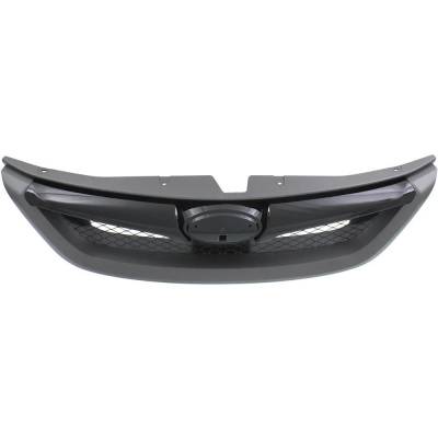 Rareelectrical - New Painted Black Grille Assembly Compatible With Subaru Wrx Base 4 Cyl 2.5L Wrx Sti Base 4 Cyl 2.5L - Image 4
