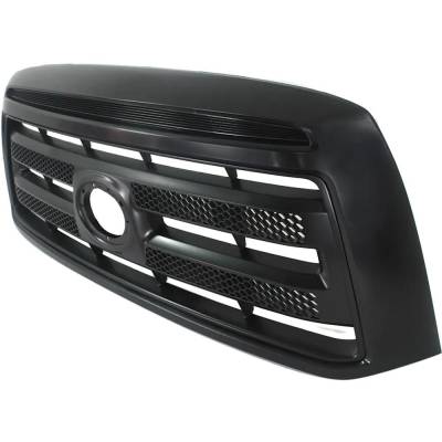 Rareelectrical - New Painted Black Grille Assembly Compatible With Toyota Tundra Sr5 6 Cyl 4.0L Tundra Platinum 8 Cyl - Image 2