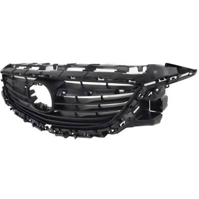 Rareelectrical - New Textured Gray Grille Assembly Compatible With Mazda 6 Gt 4 Cyl 2.5L 6 Grand Touring 4 Cyl 2.5L 6 - Image 2