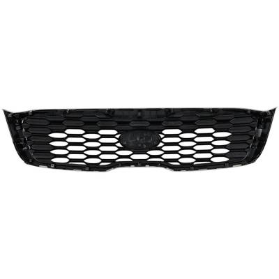 Rareelectrical - New Textured Black Grille Assembly Compatible With Kia Sorento Lx 6 Cyl 3.3L Sorento L 4 Cyl 2.4L - Image 4