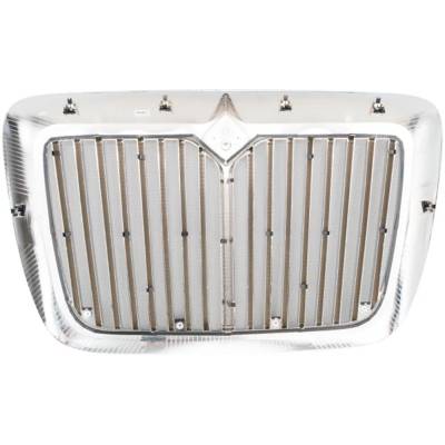 Rareelectrical - New Chrome Grille Assembly Compatible With International Prostar Pro Lf647 6 Cyl 12.5L Prostar Pro - Image 4