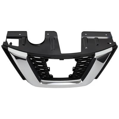 Rareelectrical - New Textured Black Grille Assembly Compatible With Nissan Rogue Sv Hybrid 4 Cyl 2.0L Rogue Sl 4 Cyl - Image 2