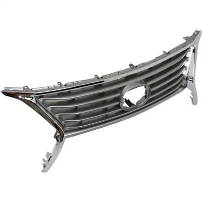 Rareelectrical - Silver Grille Assembly Compatible With Lexus Rx350 Base 6 Cyl 3.5L 2013-2015 Lx1200144 531010E140 - Image 2