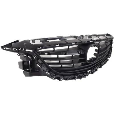 Rareelectrical - New Textured Gray Grille Assembly Compatible With Mazda 6 Gx 4 Cyl 2.5L 6 Sport 4 Cyl 2.5L 6 Grand - Image 3