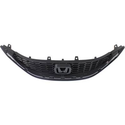 Rareelectrical - New Textured Black Grille Assembly Compatible With Honda Civic Lx 4 Cyl 1.8L Civic Hf 4 Cyl 1.8L - Image 4