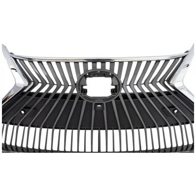 Rareelectrical - New Chrome Shell Grille Assembly Compatible With Lexus Es350 Base 6 Cyl 3.5L Es300h Base 4 Cyl 2.5L - Image 4