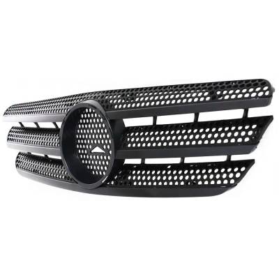 Rareelectrical - New Black Grille Assembly Compatible With Mercedes Benz Ml430 Base 8 Cyl 4.3L Ml350 Base 6 Cyl 3.7L - Image 2