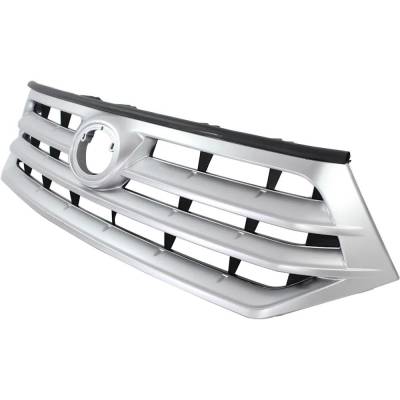 Rareelectrical - New Painted Silver Grille Assembly Compatible With Toyota Highlander Base 6 Cyl 3.5L Highlander Plus - Image 2
