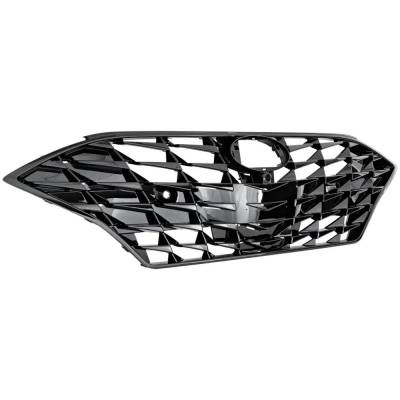 Rareelectrical - New Painted Black Grille Assembly Compatible With Hyundai Sonata Ultimate 4 Cyl 1.6L Sonata Limited - Image 3