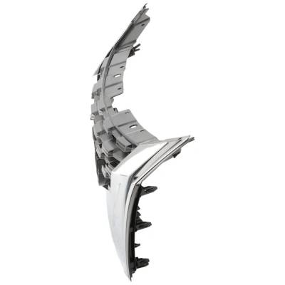 Rareelectrical - New Black Shell Grille Assembly Compatible With Nissan Rogue S 3 Cyl 1.5L Rogue Sl 3 Cyl 1.5L Rogue - Image 3