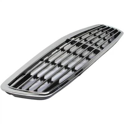 Rareelectrical - New Chrome Shell Grille Assembly Compatible With Mercedes Benz E55 Amg Base 8 Cyl 5.5L E320 Base 6 - Image 3