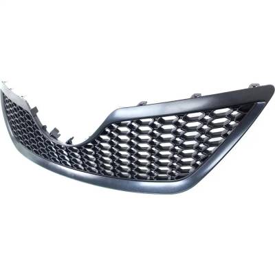 Rareelectrical - New Painted Black Grille Assembly Compatible With Toyota Camry Se 6 Cyl 3.5L Camry Se 4 Cyl 2.4L - Image 2