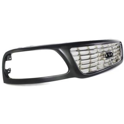 Rareelectrical - New Grille Assembly Compatible With Ford F-150 Heritage Xl 8 Cyl 5.4L F-150 Heritage Xl 6 Cyl 4.2L - Image 3