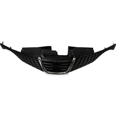 Rareelectrical - New Painted Black Grille Assembly Compatible With Nissan Juke S 4 Cyl 1.6L Juke Sl 4 Cyl 1.6L Juke - Image 4