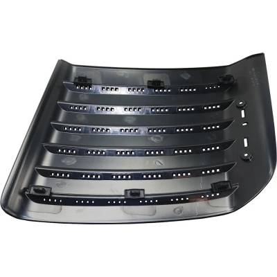 Rareelectrical - New Hood Top Grille Assembly Compatible With Chevrolet Silverado 2500 Hd Lt 8 Cyl 6.0L Silverado - Image 5