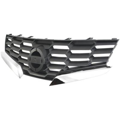Rareelectrical - New Painted Black Grille Assembly Compatible With Nissan Altima Se 6 Cyl 3.5L Altima S 6 Cyl 3.5L - Image 2