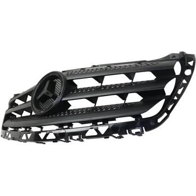 Rareelectrical - New Black Grille Assembly Compatible With Mercedes Benz Sprinter 3500 Base 6 Cyl 3.0L Sprinter 2500 - Image 3